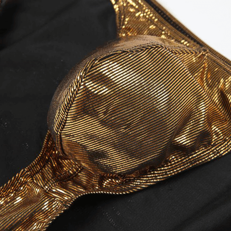 Wet Look Sexy Briefs for Men / Low Waist Male Underwear / Adult Panties with Penis Pouch - EVE's SECRETS