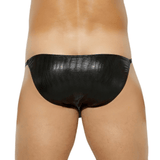 Wet Look Sexy Briefs for Men / Low Waist Male Underwear / Adult Panties with Penis Pouch - EVE's SECRETS