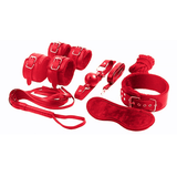 BDSM Bondage 7pcs Kit for Adult Sex Games / Handcuff Footcuff Whip Rope Blindfold Gag Neck Cuff - EVE's SECRETS