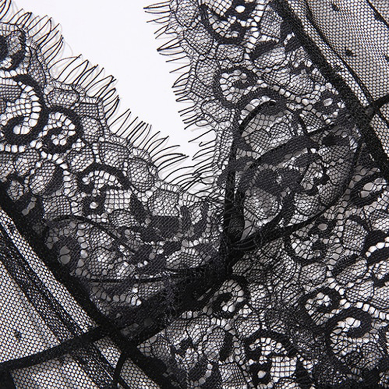Women Erotic Charming Sleepwear / Lace Sleeveless Nightgown / Seductive Chemise for Ladies - EVE's SECRETS