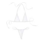 Women's Transparent Halterneck Mini Bikini / Bra with T-back G-String / Female Sexy Lingerie - EVE's SECRETS