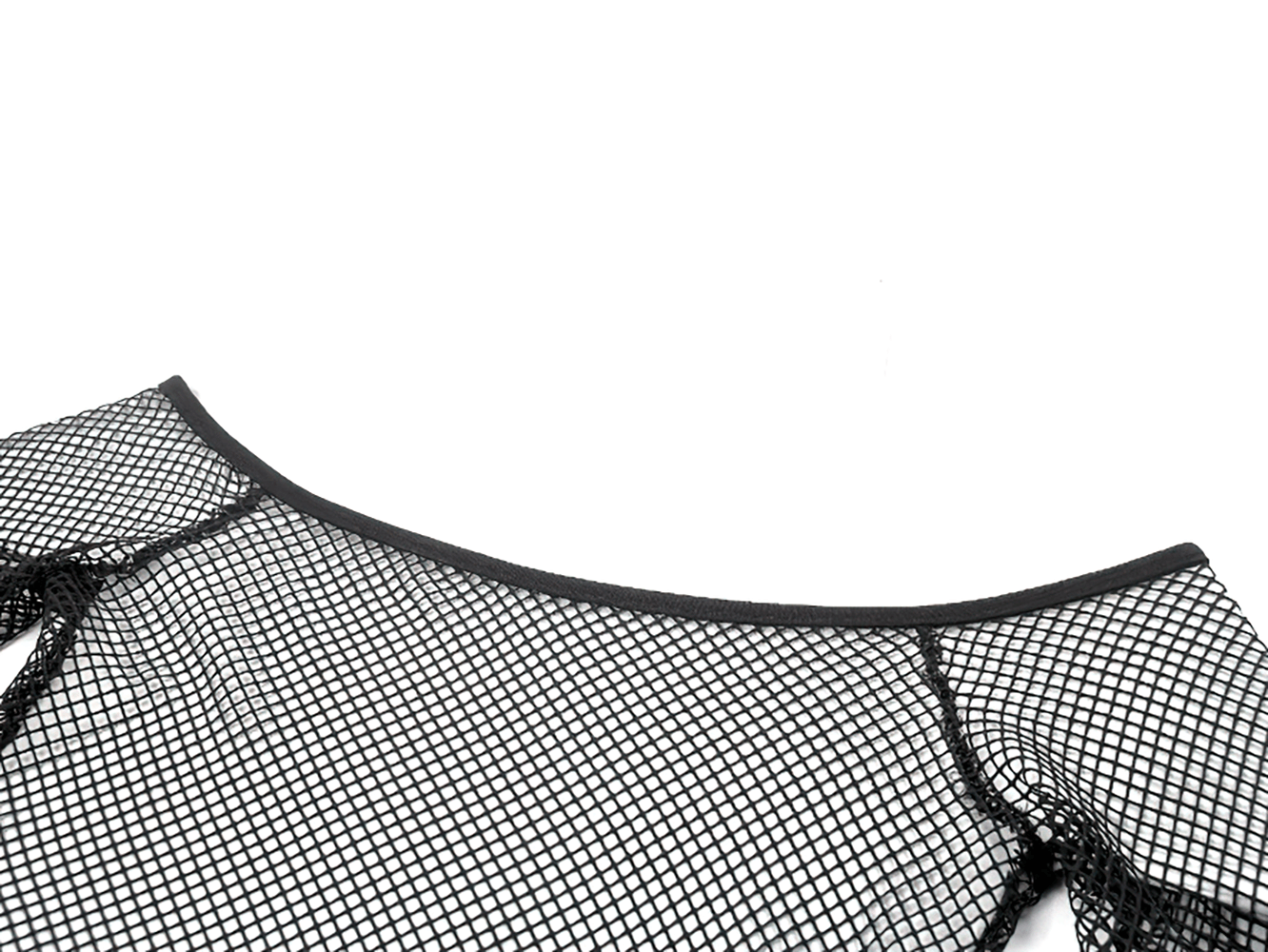 Women's Gothic Off-Shoulder Long Sleeve Mesh Top