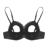 Women's Hot Sexy Open Cup Bra / Lace Underwear with Adjustable Straps - EVE's SECRETS