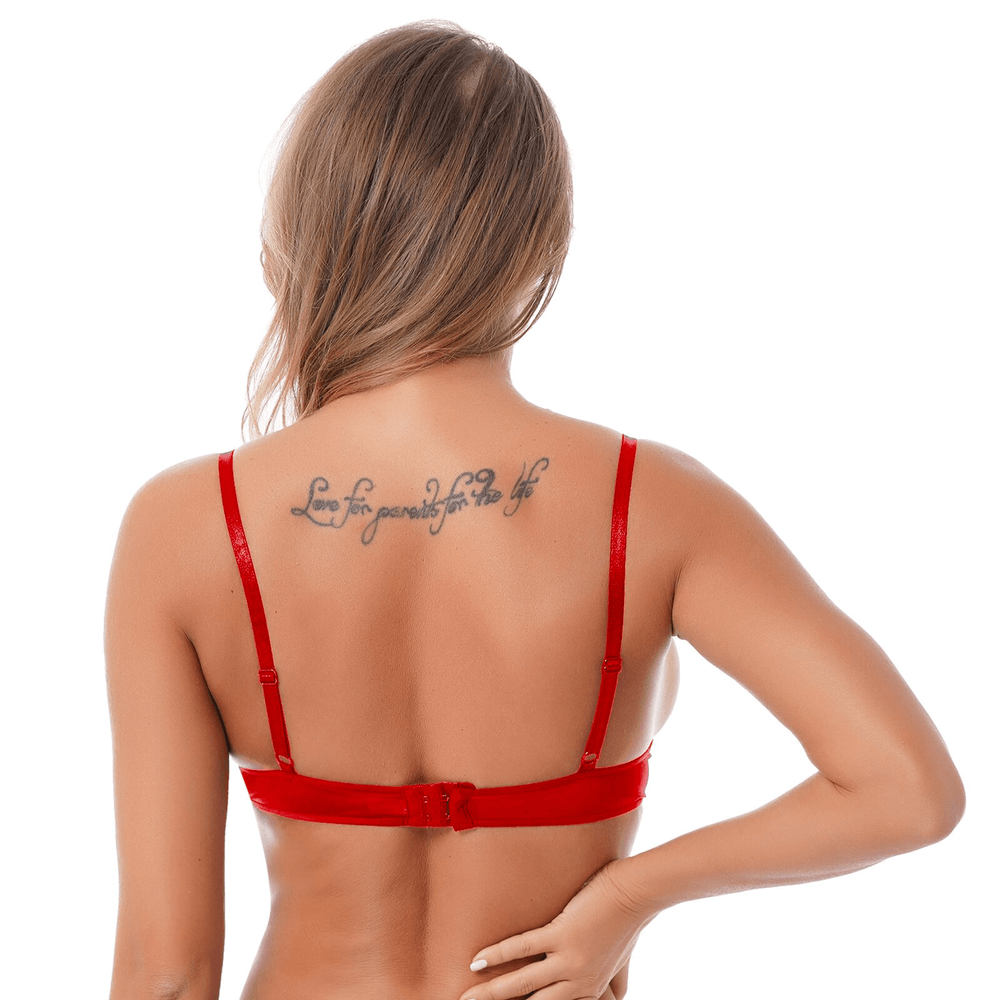 Women's Hot Sexy Open Cup Bra / Lace Underwear with Adjustable Straps - EVE's SECRETS
