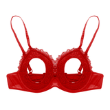 Women's Hot Sexy Open Cup Bra / Lace Underwear with Adjustable Straps - EVE's SECRETS