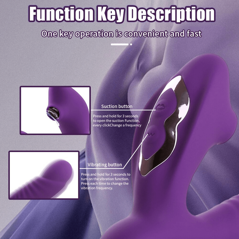 Women's Masturbation Stimulator Sex Toys / Clitoris Stimulation Sucking Vibrators - EVE's SECRETS
