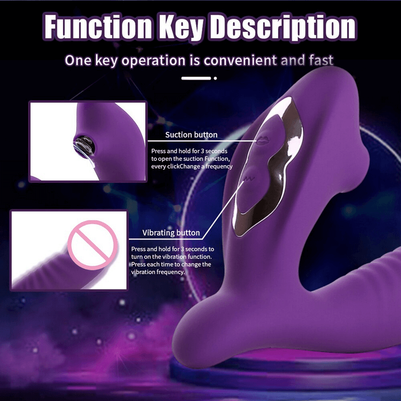 Women's Masturbation Stimulator Sex Toys / Clitoris Stimulation Sucking Vibrators - EVE's SECRETS