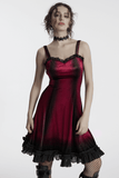 Women's Ombre Dress with Lace Details and Corset Back