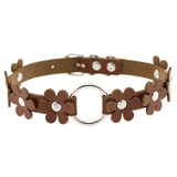 Women's Punk Choker Necklace / PU Leather Flower Festival Jewelry Accessories - EVE's SECRETS