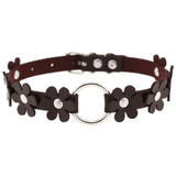 Women's Punk Choker Necklace / PU Leather Flower Festival Jewelry Accessories - EVE's SECRETS