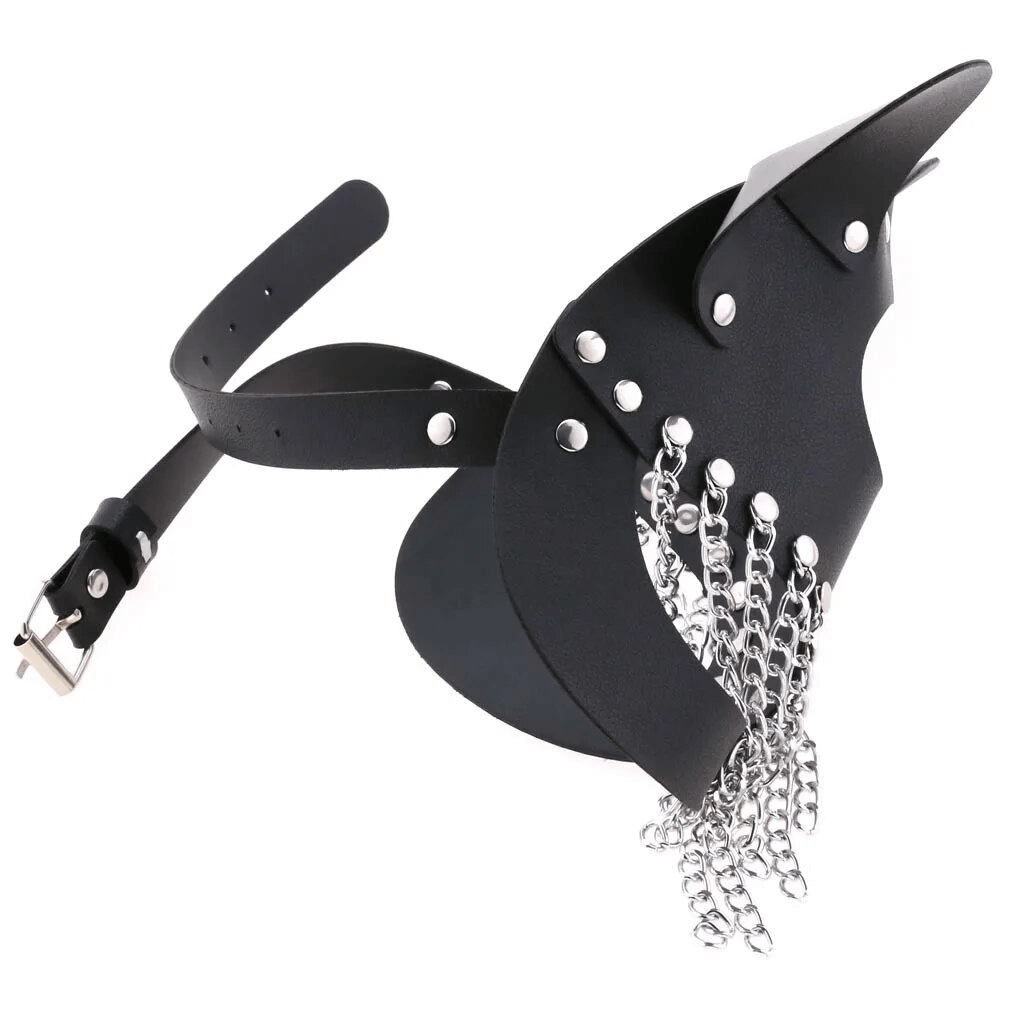 Women's Sexy Face Mask / Leather Sex Mask with Ears - EVE's SECRETS