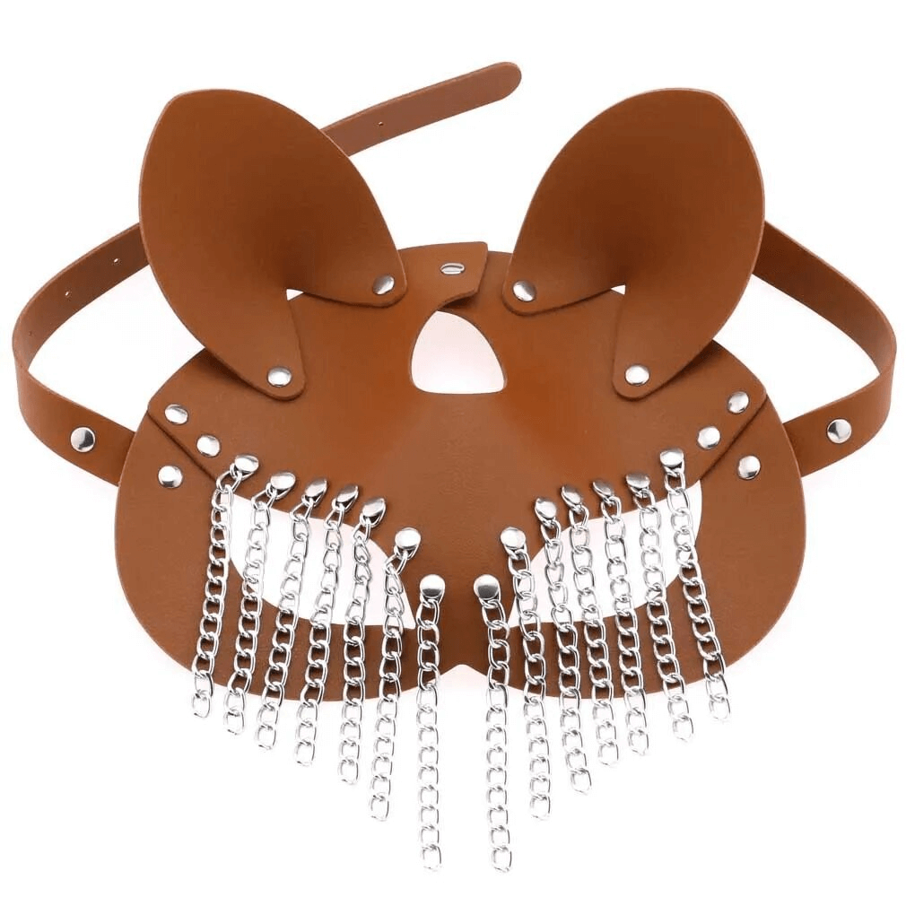 Women's Sexy Face Mask / Leather Sex Mask with Ears - EVE's SECRETS