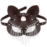 Women's Sexy Face Mask / Leather Sex Mask with Ears - EVE's SECRETS