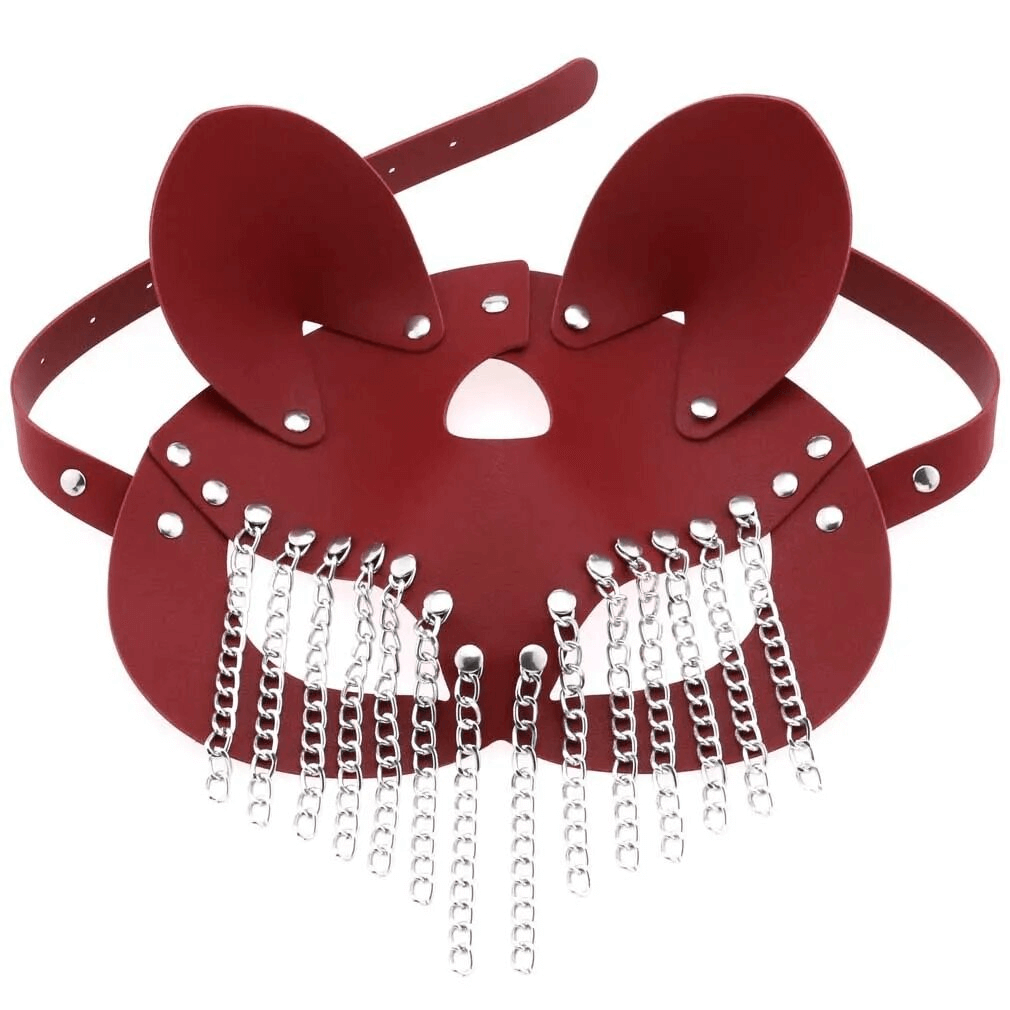 Women's Sexy Face Mask / Leather Sex Mask with Ears - EVE's SECRETS