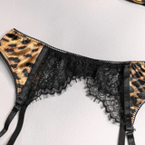 Women's Sexy Lace Leopard Lingerie / Sensual Briefs Female Patchwork Underwear - EVE's SECRETS