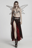 Women's Silver Chain Bra Harness with Dragon Scales