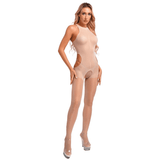 Women's Stretchy Bodystocking / See-Through Sleeveless Bodysuit