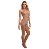 Women's Stretchy Bodystocking / See-Through Sleeveless Bodysuit