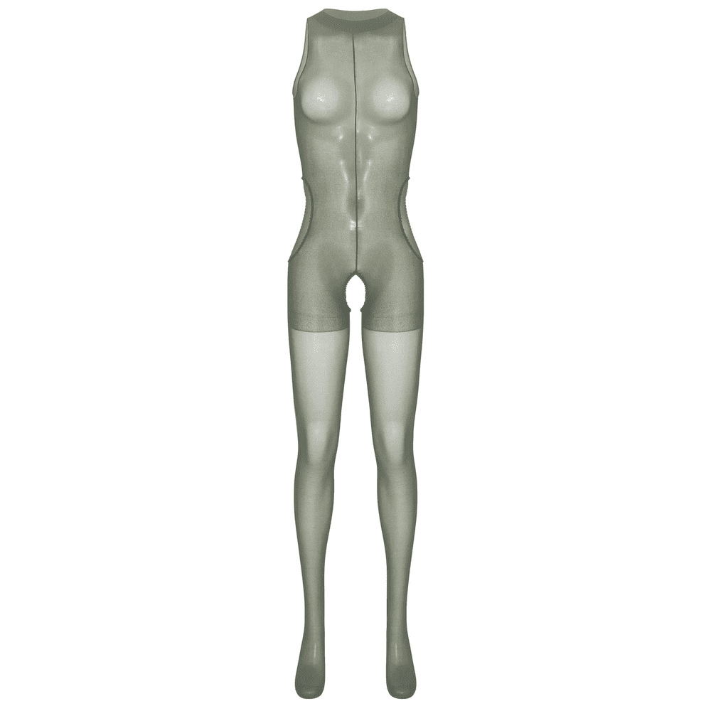 Women's Stretchy Bodystocking / See-Through Sleeveless Bodysuit