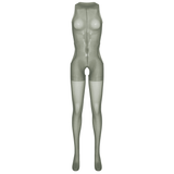 Women's Stretchy Bodystocking / See-Through Sleeveless Bodysuit
