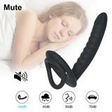 10 Frequency Double Penetration Dildo / Adult Male Bullet Vibrator with Remote Control - EVE's SECRETS