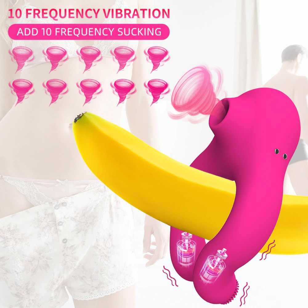 10 Frequency Sucking Vibrator / Soft Pulsating Stimulator Massager / Sex Toys for Couple - EVE's SECRETS
