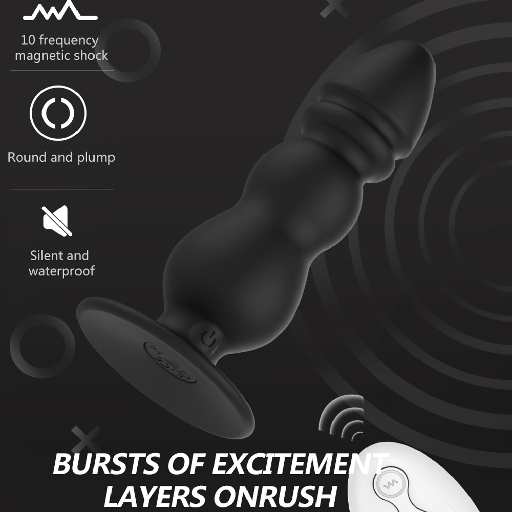 10 Modes Prostate Anal Massager Vibrator / G-Spot Stimulation Male Butt Plug / Sex Toy For Men - EVE's SECRETS