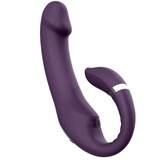 10-Speed Heating Double Vibrator For Women / Silicone Clit and G-spot Vibrators / Female Sex Toys - EVE's SECRETS