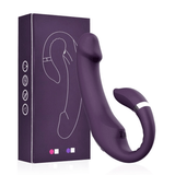 10-Speed Heating Double Vibrator For Women / Silicone Clit and G-spot Vibrators / Female Sex Toys - EVE's SECRETS