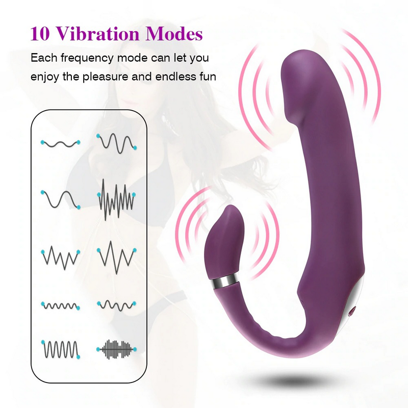 10 Speed Dildo Vibrator For Women / Silicone Clit Vibrator / Sex Toy For Ladies - EVE's SECRETS