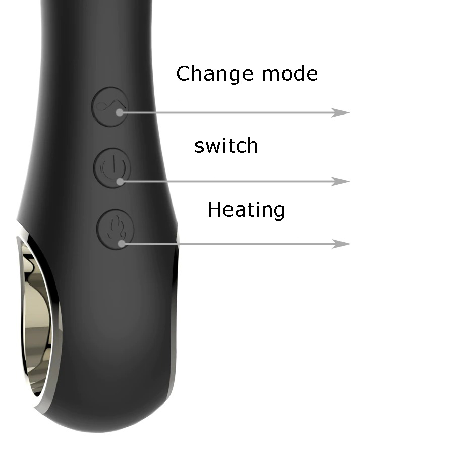 7-Speed Flexible Beaded Anal Vibrator with Heating Function / Unisex Erotic Toys - EVE's SECRETS