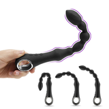 7-Speed Flexible Beaded Anal Vibrator with Heating Function / Unisex Erotic Toys - EVE's SECRETS