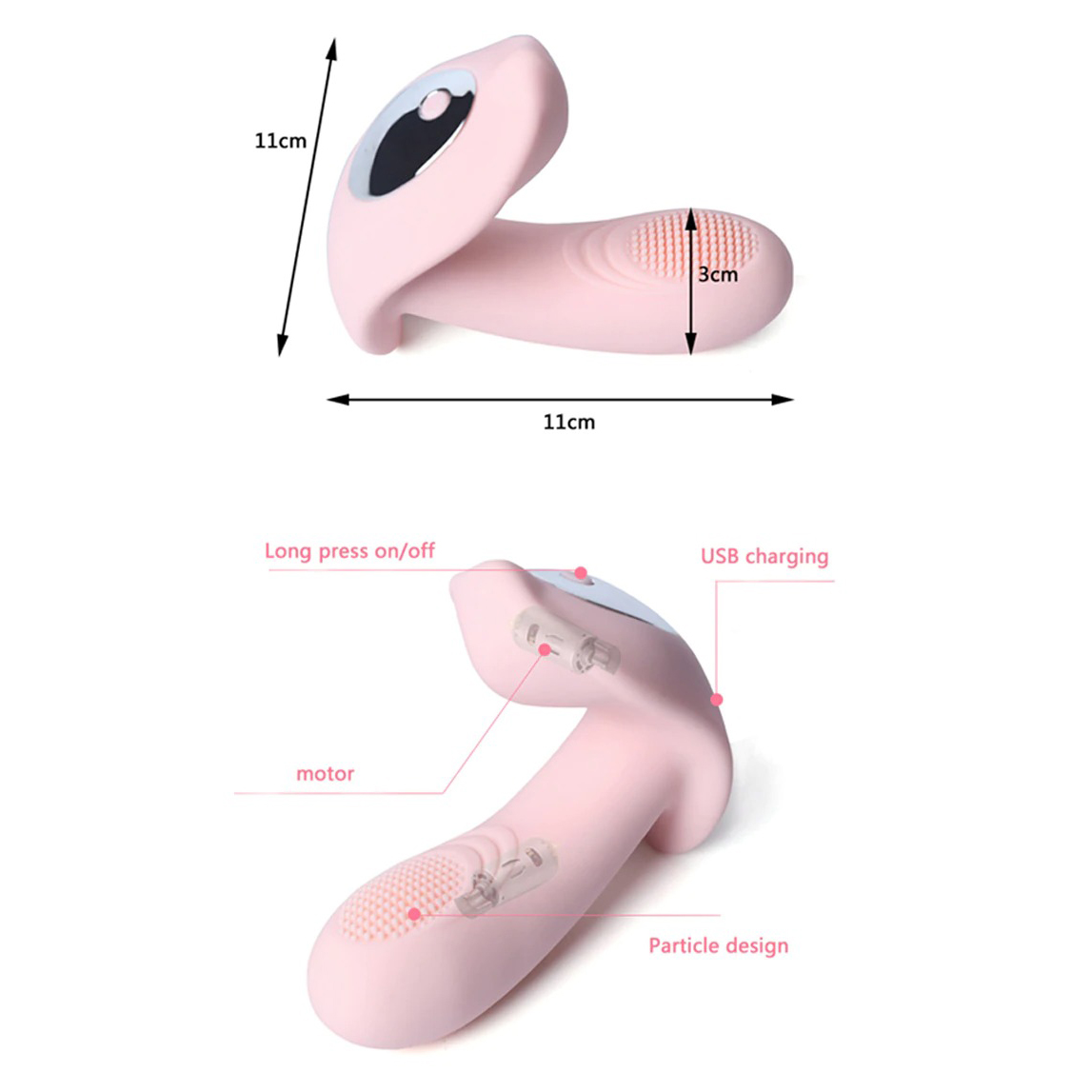 10 Speed Multiple Vibrator / Remote Control Clit Stimulating Masturbator / Sex Toy for Women - EVE's SECRETS