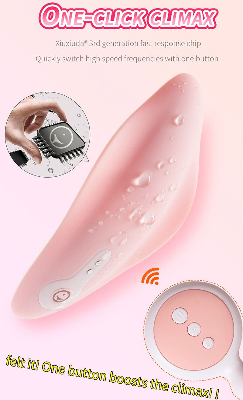 10-Speeds Wireless Wearable Clitoral Vibrator / Remote Controlled Invisible Women's Sex Toy - EVE's SECRETS