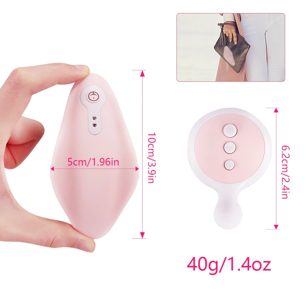 10-Speeds Wireless Wearable Clitoral Vibrator / Remote Controlled Invisible Women's Sex Toy - EVE's SECRETS
