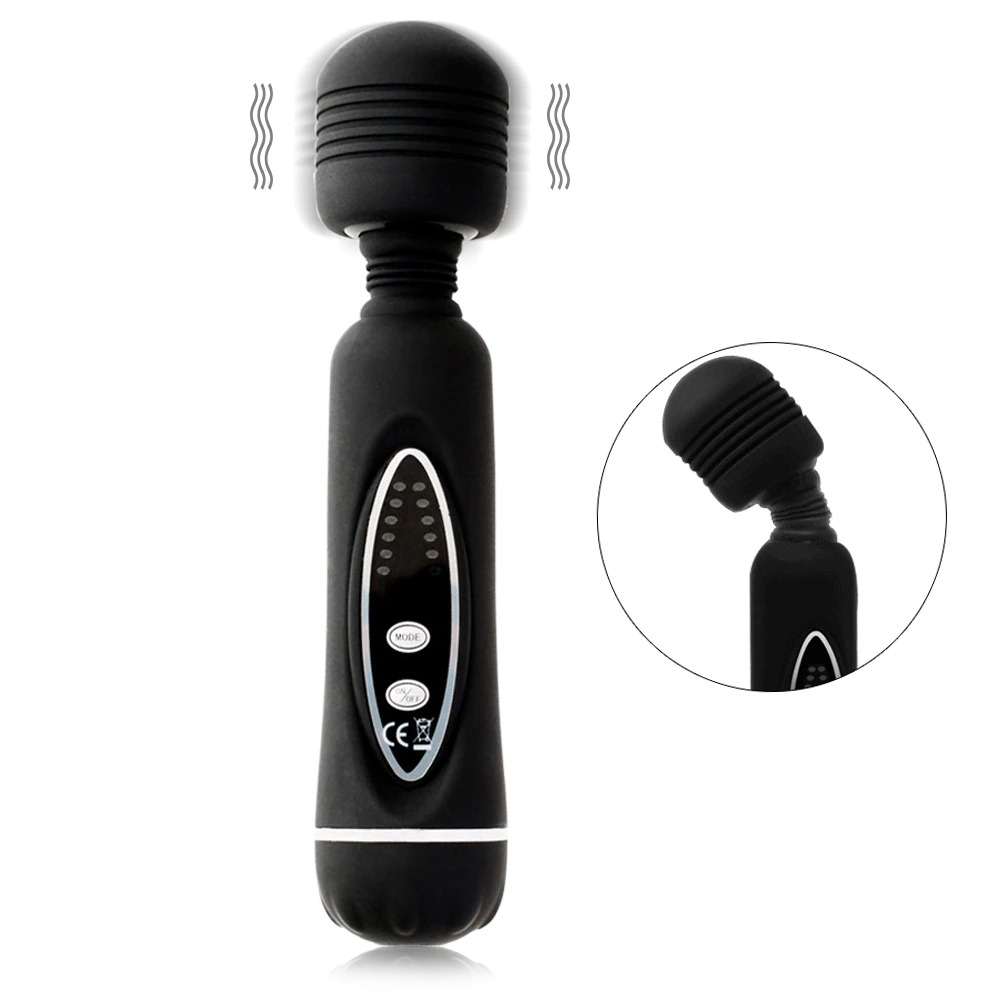 12-Speeds Magic Wand Vibrator for Women / Powerful Clitoral Massager Stick - EVE's SECRETS