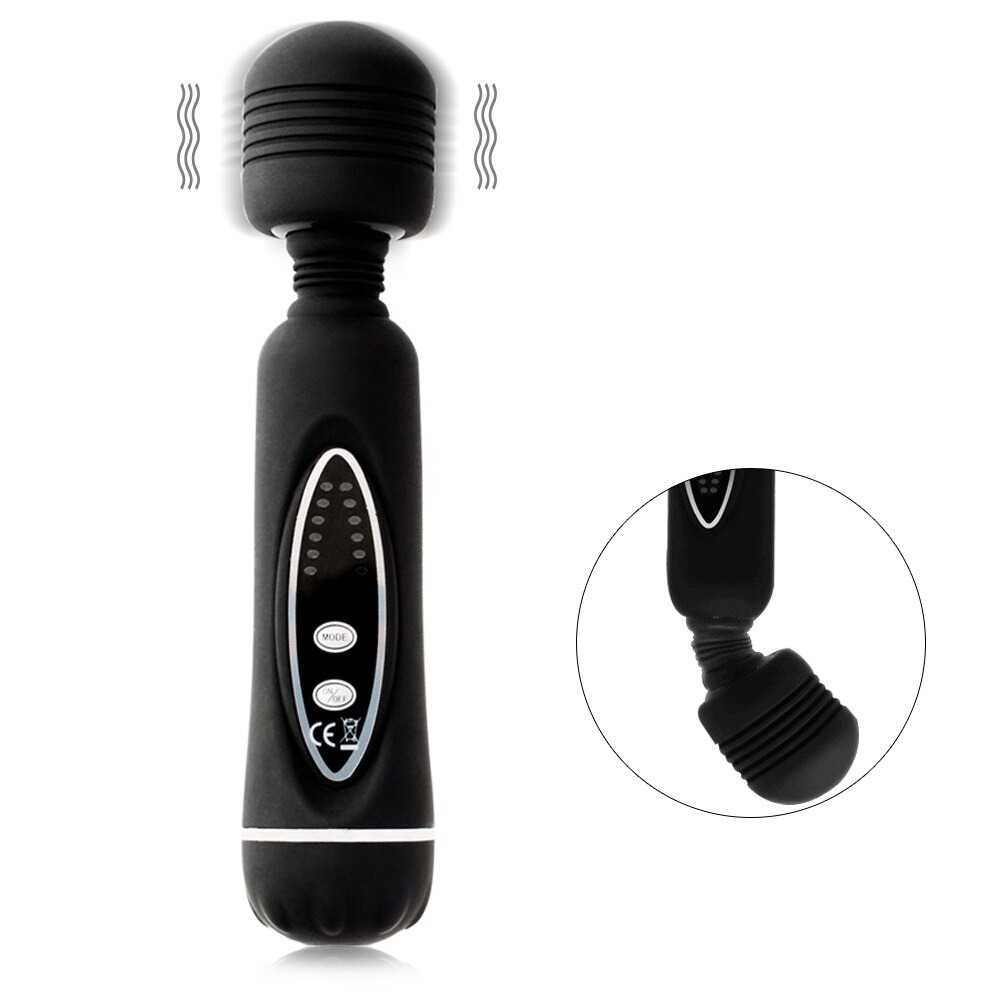12-Speeds Magic Wand Vibrator for Women / Powerful Clitoral Massager Stick - EVE's SECRETS