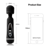 12-Speeds Magic Wand Vibrator for Women / Powerful Clitoral Massager Stick - EVE's SECRETS