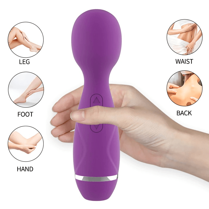 2 in 1 Magic Wand Vibrator / Vibrating and Suction Clitoral Stimulator / Female Sex Toys - EVE's SECRETS