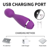 2 in 1 Magic Wand Vibrator / Vibrating and Suction Clitoral Stimulator / Female Sex Toys - EVE's SECRETS