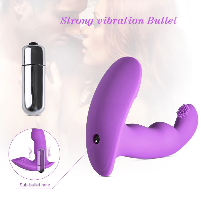 2 in 1 Silicone Wearable Butterfly Vibrator / Clitoral and G-Spot Stimulator / Female Sex Toy - EVE's SECRETS