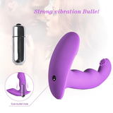 2 in 1 Silicone Wearable Butterfly Vibrator / Clitoral and G-Spot Stimulator / Female Sex Toy - EVE's SECRETS