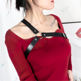 Female PU Leather Shoulder Harness / Women's Body Straps Lingerie Accessories - EVE's SECRETS