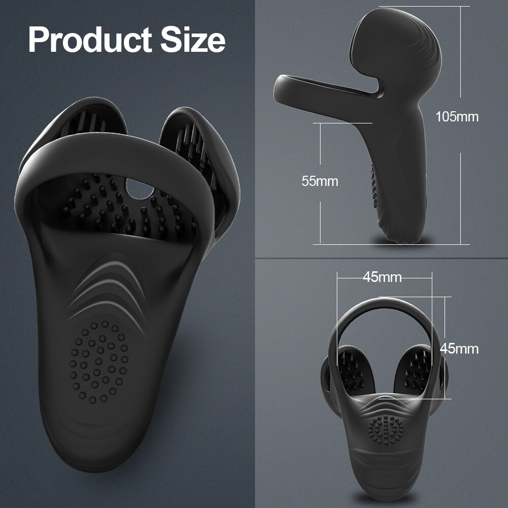 3 in 1 Men's Penis Vibrator / Cock Ring Delay Ejaculation Vibrating / Waterproof Adult Sex Toys - EVE's SECRETS