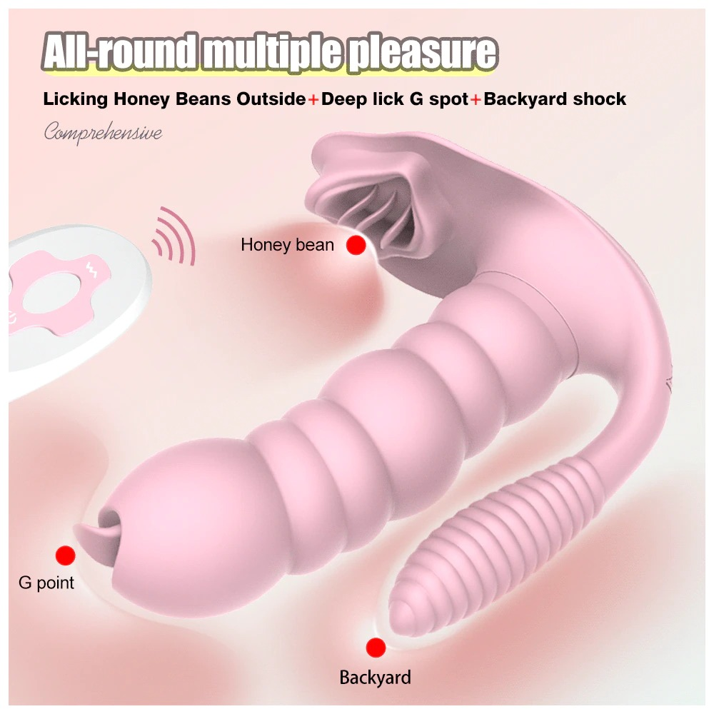 3 in 1 Wireless Vibrator for Women / Female Sucker Clitoris Stimulator / Erotic Licking Massager - EVE's SECRETS