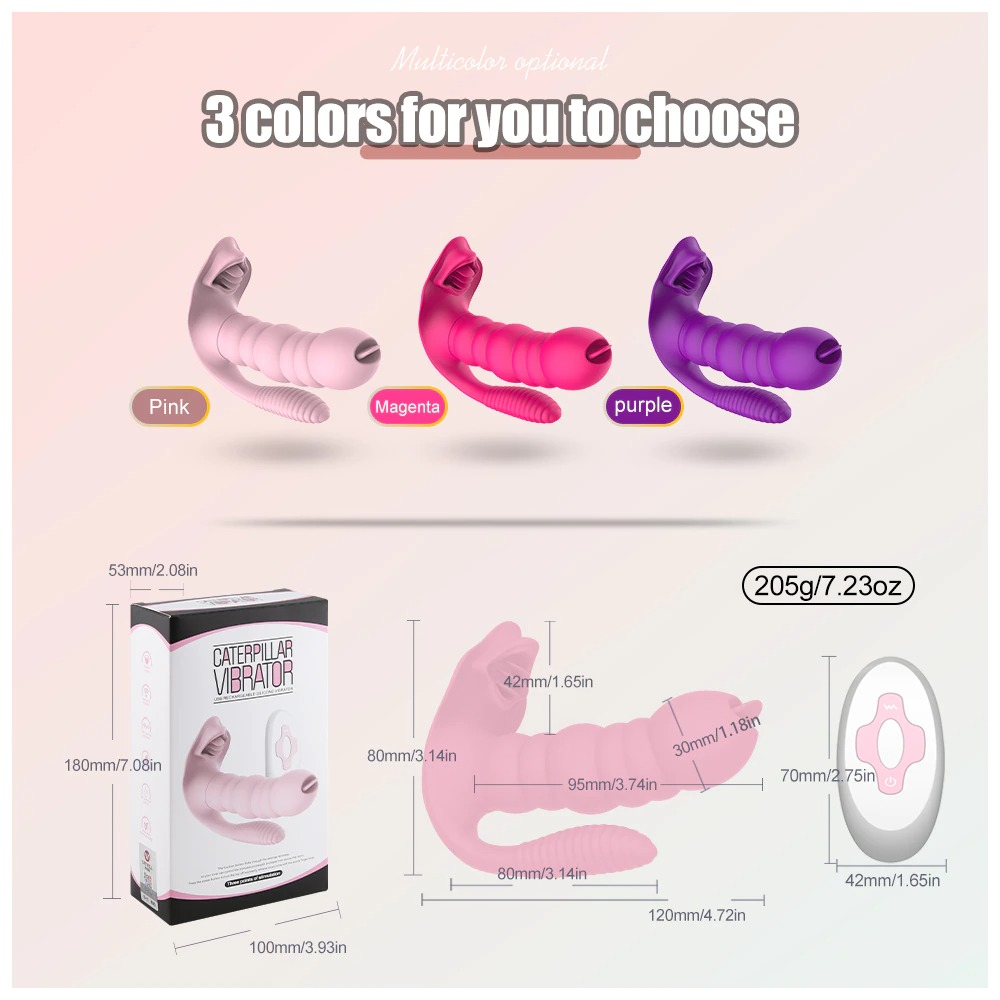 3 in 1 Wireless Vibrator for Women / Female Sucker Clitoris Stimulator / Erotic Licking Massager - EVE's SECRETS