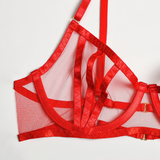 3-Piece Intimate Erotic Costume / Women's Elegant Transparent Underwear / Exotic Lace Set - EVE's SECRETS