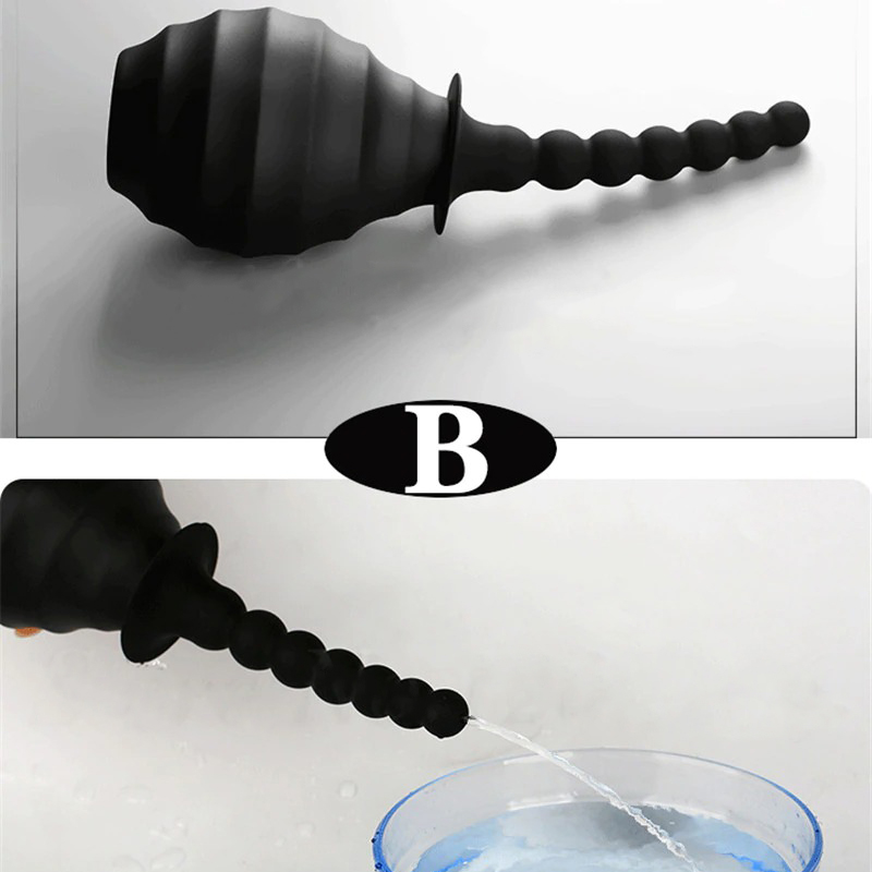 380ml Anal Enema Ball / Anal Douche Syringe Cleaning Nozzle Kit /  Enema Washing Bottle Pump - EVE's SECRETS