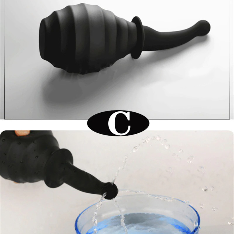 380ml Anal Enema Ball / Anal Douche Syringe Cleaning Nozzle Kit /  Enema Washing Bottle Pump - EVE's SECRETS