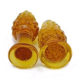 3pcs/Set Adult Anal Plug Toys / Dildo Yellow Glass Butt Plug / Women Sex Toy - EVE's SECRETS